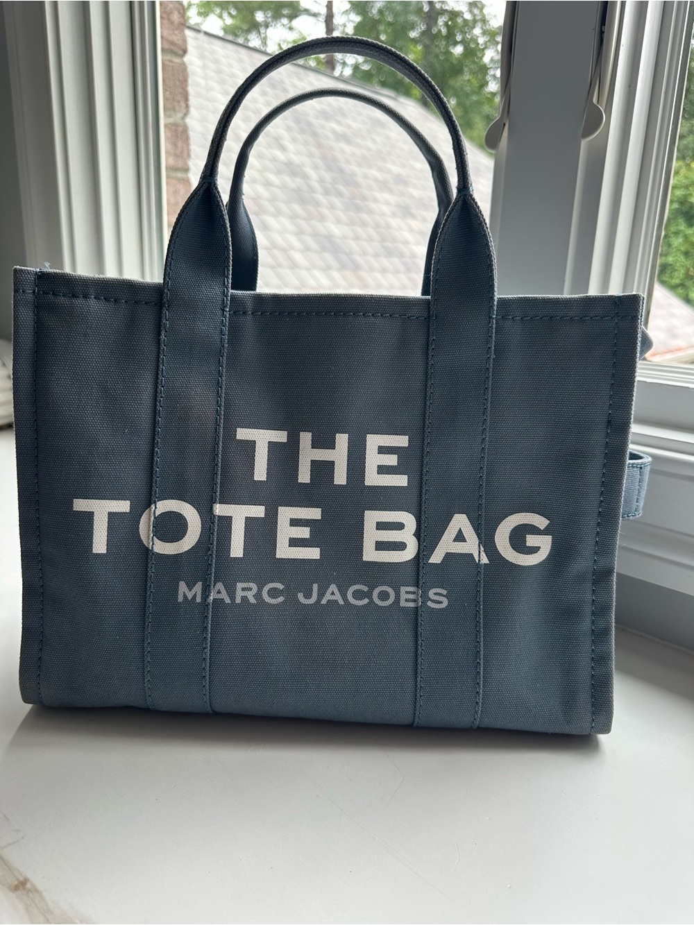 Marc Jacobs The Tote Bag - Slate Blue Canvas